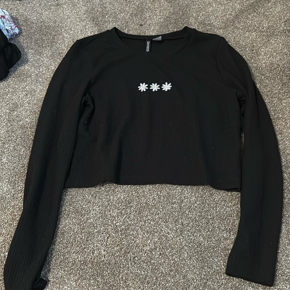 Long Sleeve Crop Top